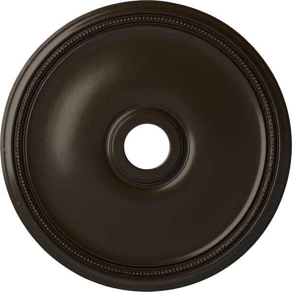 Ekena Millwork Theia Ceiling Medallion (Fits Canopies up to 6 3/4"), 24"OD x 3 5/8"ID x 1 3/4"P, Stone Hearth CM24THSHF - main